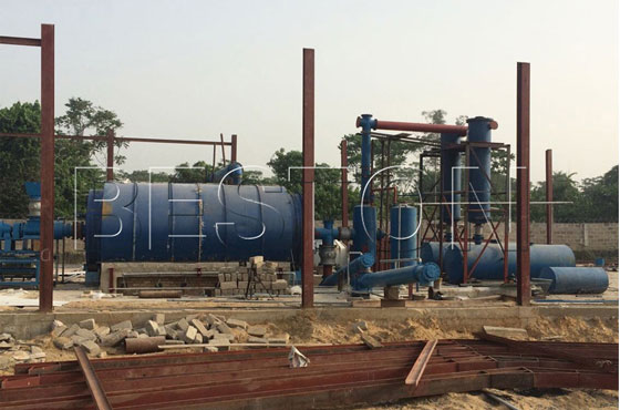 Pyrolysis Tire Recycling System