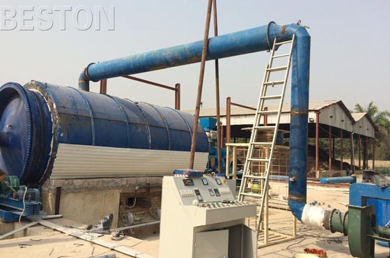 pyrolysis plant was exported to Nigeria