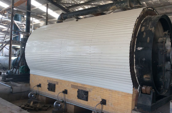 tyre pyrolysis plant was successfully installed in Jordan