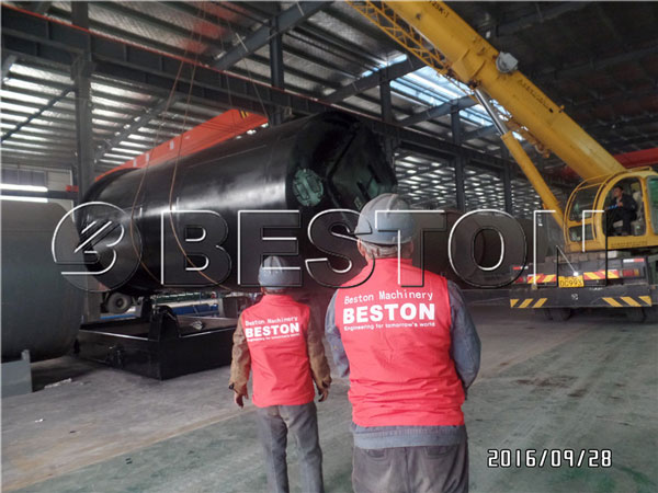 beston blj 10 pyrolysis machine shipping to korea beston blj 10 pyrolysis machine shipping to korea