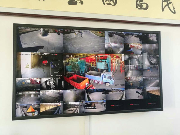the working video of waste sorting plant