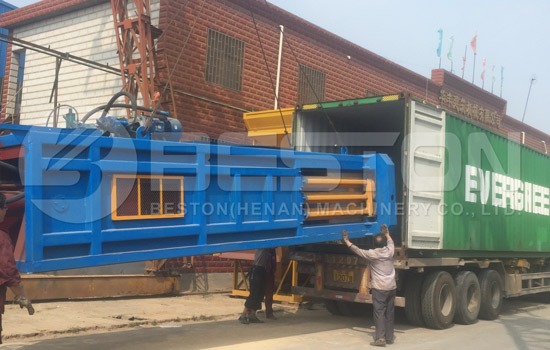 Shipment of MSW Treatment Plant to Foreign Country